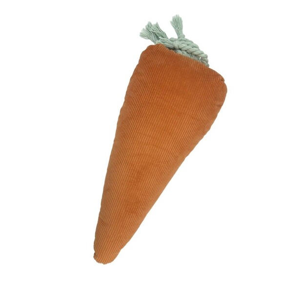 HEB Destination Holiday Corduroy Carrot Throw Pillow NEW - Picture 6 of 6